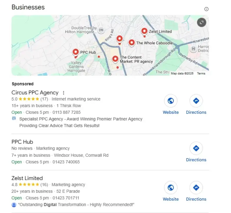 Local pack ppc agency